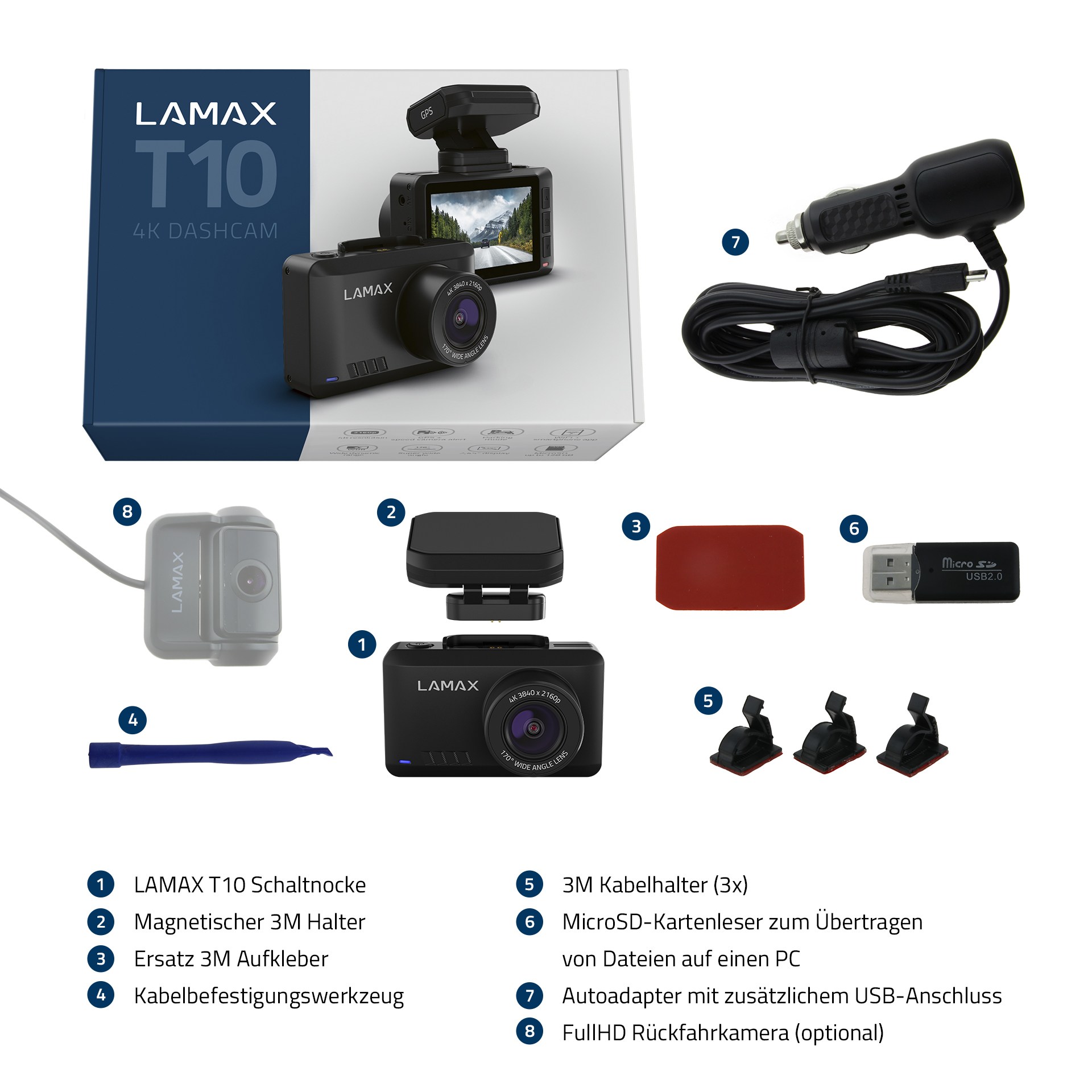 LAMAX T10 4K GPS (s hlásením radarov).