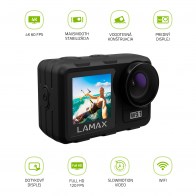 LAMAX W9.1 + DÁREK náhradní baterie a selfie tyč