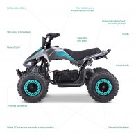 LAMAX eTiger ATV40S Blue