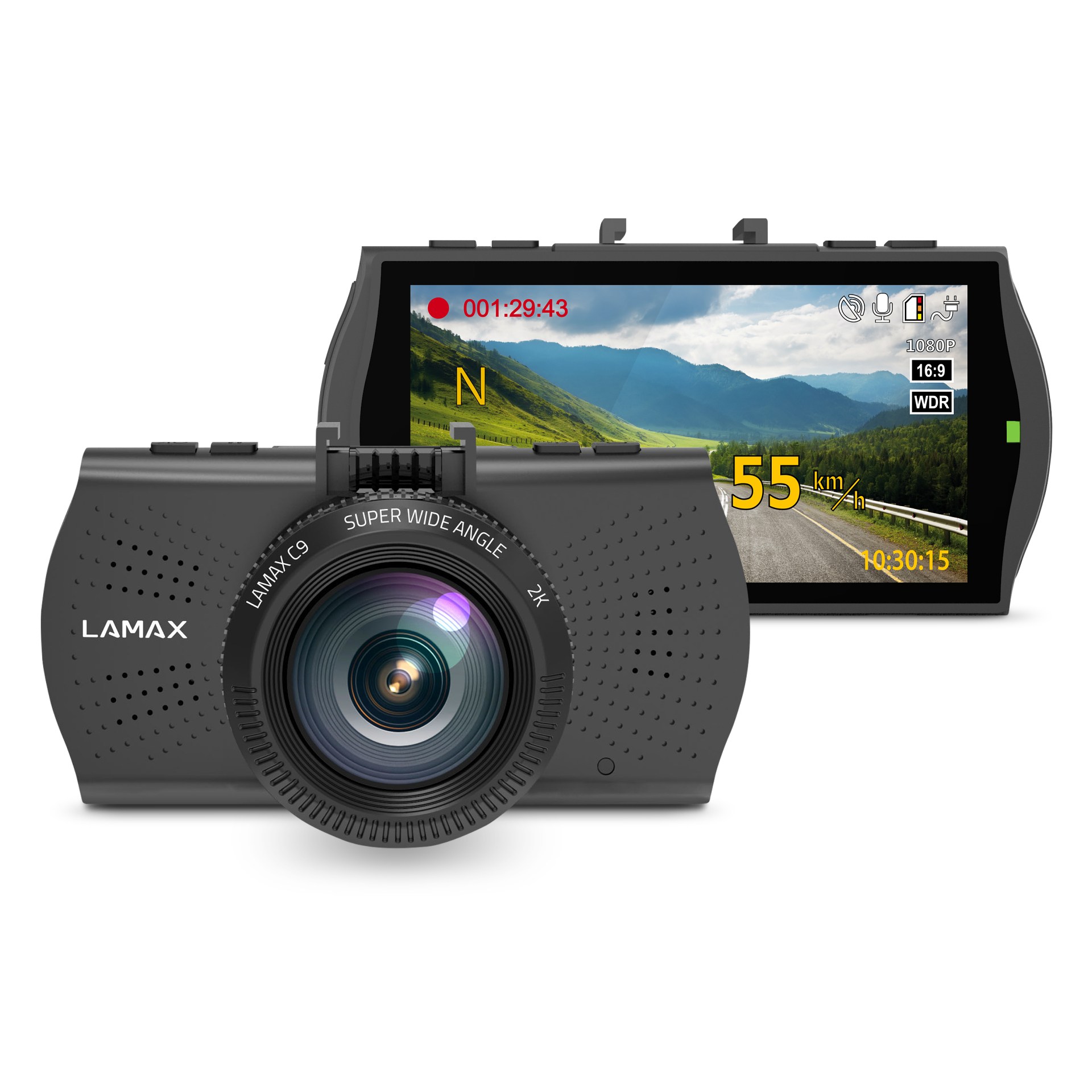 Levně LAMAX C9 GPS (s hlášením radarů) - kamera do auta